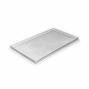 Plateau rectangulaire en acier inoxydable